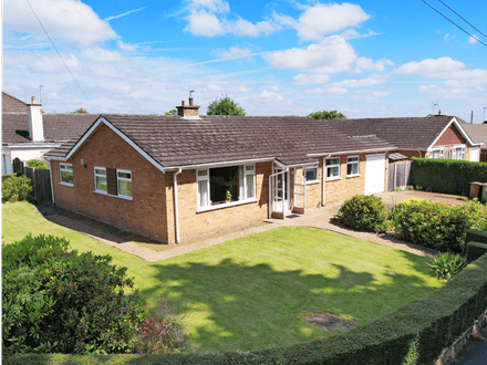 A spacious three bedroom detached bungalow requiring remedial work and general updating.